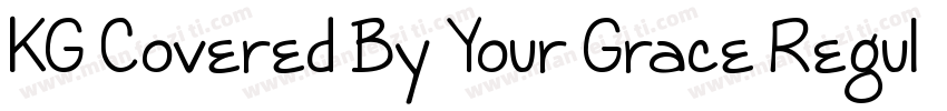 KG Covered By Your Grace Regular字体转换